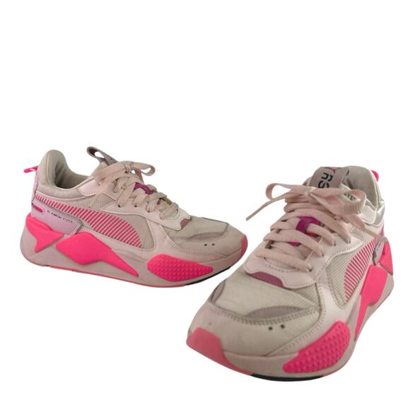 PUMA RS-X Soft Women's Pink Low Top Lace Up Athletic Running Sneakers Shoes Sz 8 - Picture 5 of 10